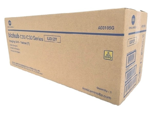 Konica Minolta Genuine OEM A03105G (IU312Y) Yellow Imaging Unit (30K YLD)
