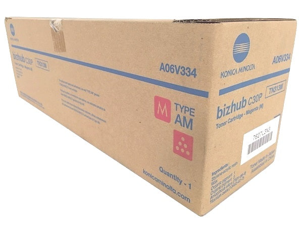 Konica Minolta Genuine OEM A06V334 (TN313M) Magenta Toner Cartridge (12K YLD)