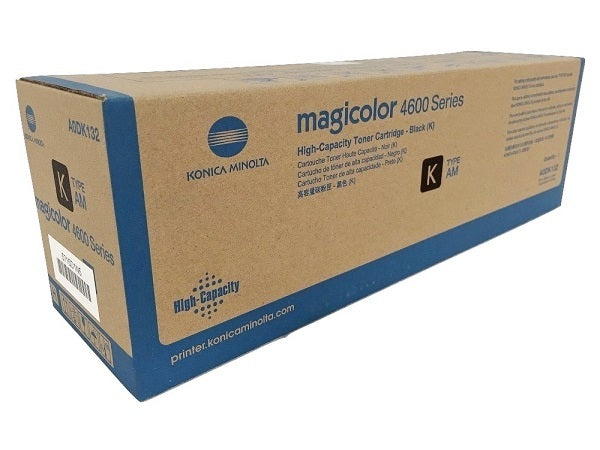 Konica Minolta Genuine OEM A0DK132 High Capacity Black Toner Cartridge (8K YLD)