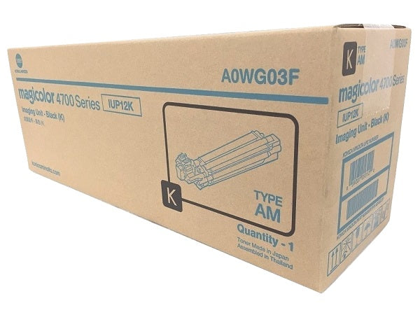 Konica Minolta Genuine A0WG03F (IUP12K) Black Imaging Unit (30K YLD)