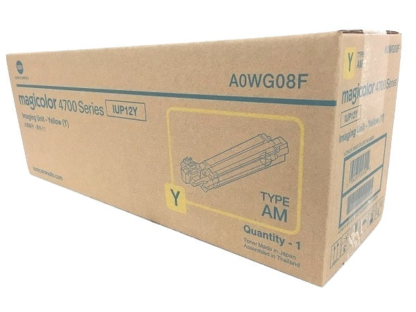 Konica Minolta Genuine A0WG08F (IUP12Y) Yellow Imaging Unit (30K YLD)