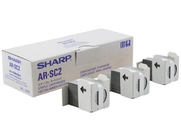 Sharp Genuine OEM ARSC2 (SD-C20) 3/CS Staple Cartridge (5K YLD/Cart)