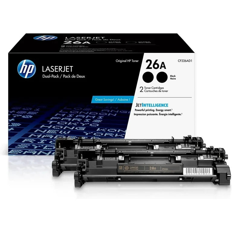 HP 26A Black Dual LaserJet Toner Crtg