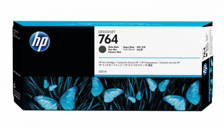HP 764 300-ml Matte Black Ink Cartridge
