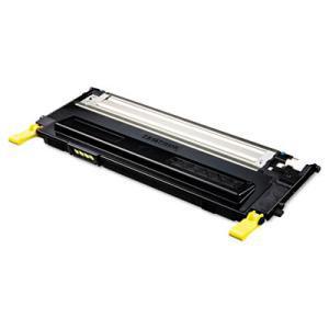 Samsung CLP-310 Yellow Toner Cartridge, Genuine OEM (CLT-Y409S, SU485A)