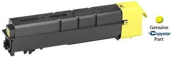 Copystar Genuine OEM TK8709Y Yellow Toner Cartridge (30K YLD)