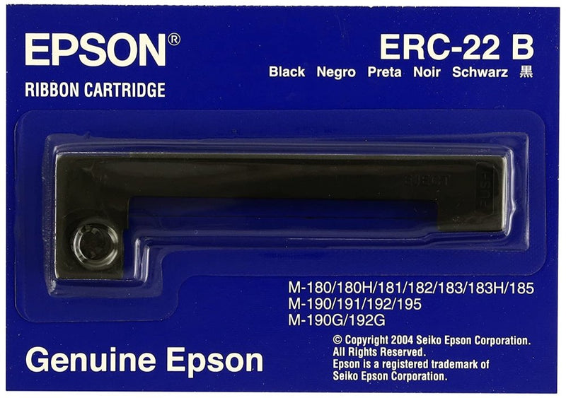 ERC-22B EPSON RIBBN ERC/22 BLACK