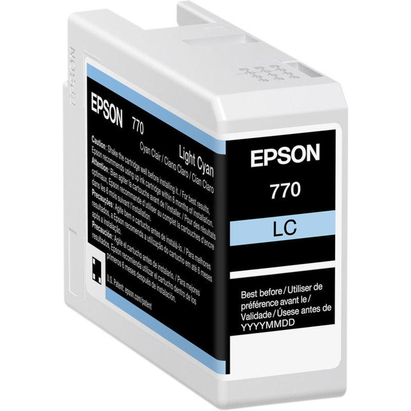 T770520 Epson Ultrachrome PRO10 Light Cyan Ink Cartridge, 25