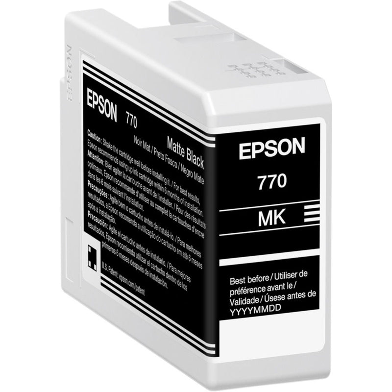 T770820 Epson Ultrachrome PRO10 Matte Black Ink Cartridge, 2