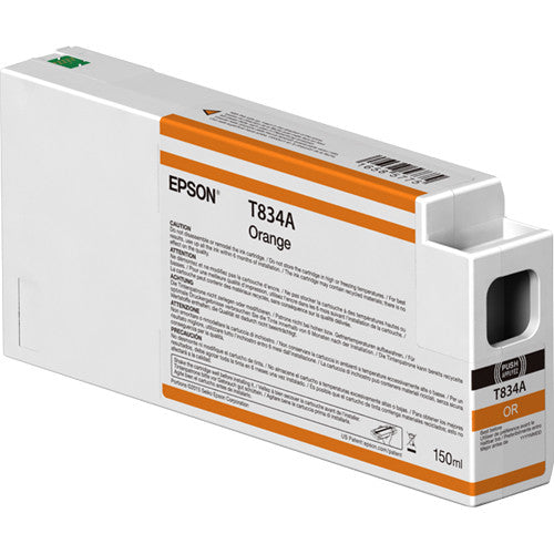 T834A00 Epson UltraChrome HDX Orange Ink 150 MLT834A00