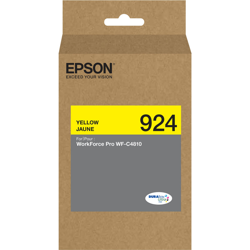 T924420 Epson EPSON T924 Yellow Ink Cartridge, Standard Capa