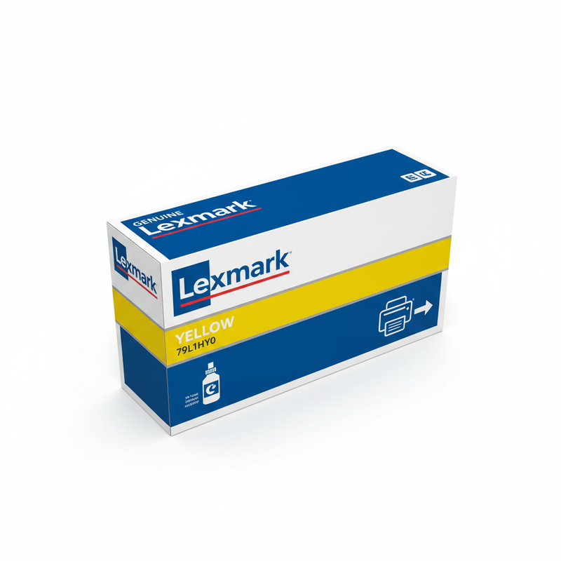 Genuine Lexmark 79L1HY0 Yellow Toner