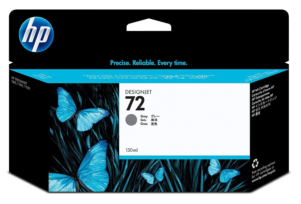 HP C9374A (HP 72) 130-ml Gray Ink Cartridge