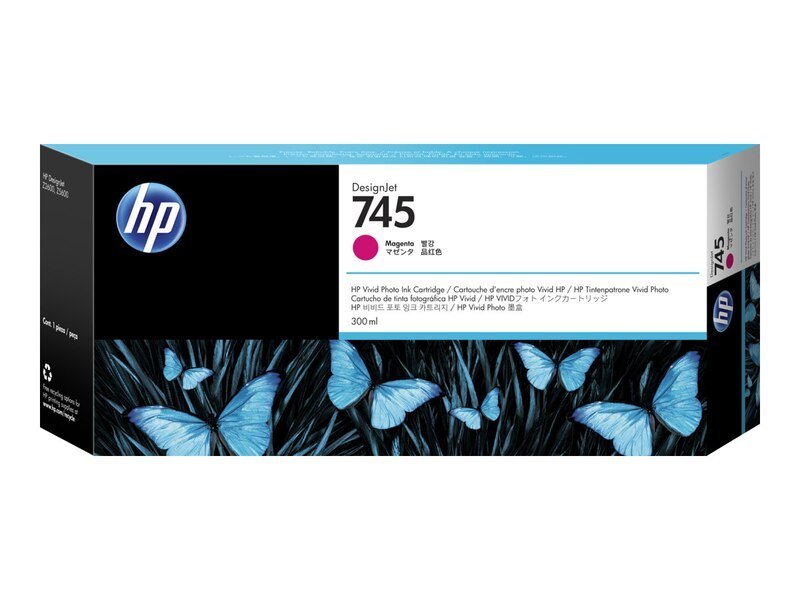 HP 745 300-ml Magenta Ink Cartridge
