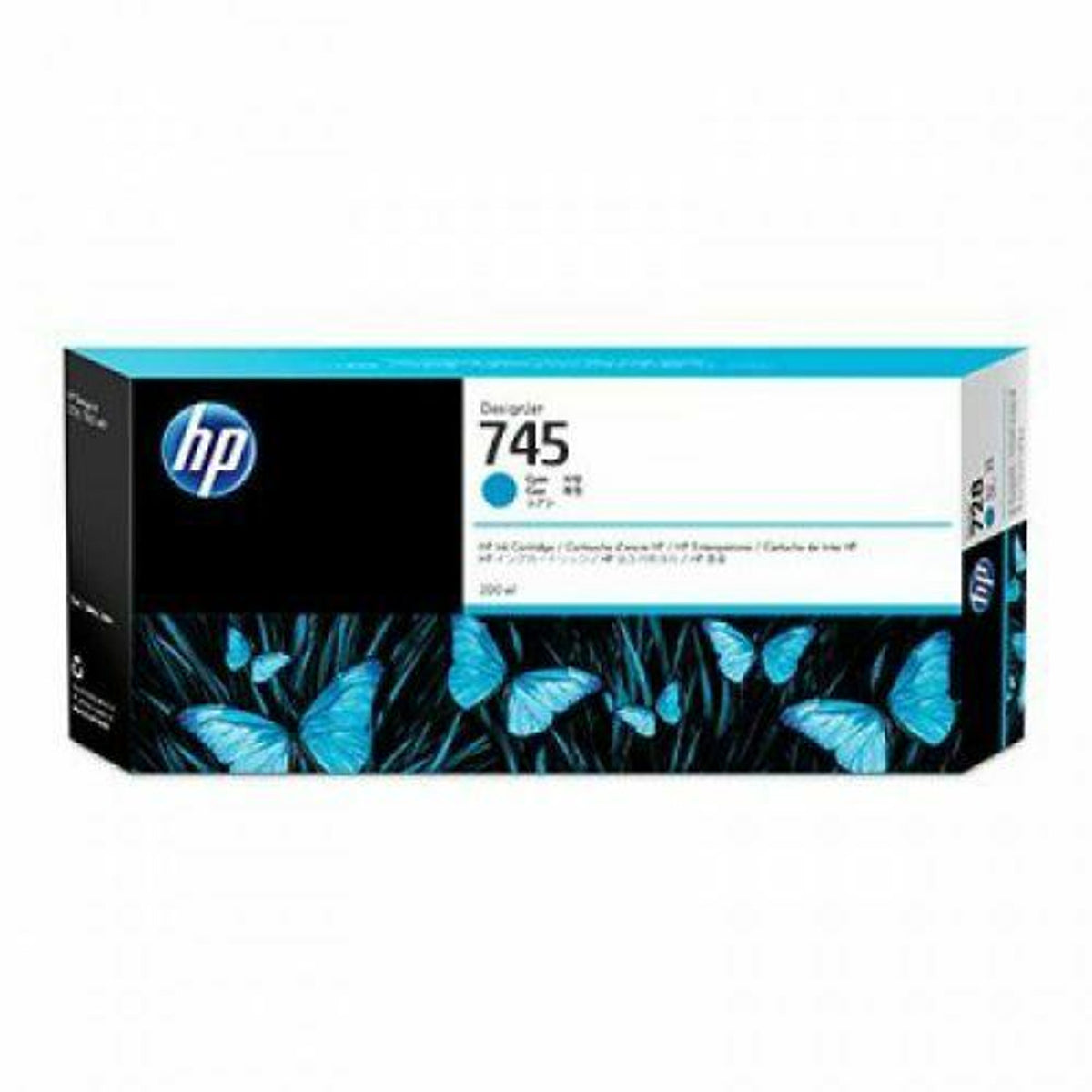 HP 745 300-ml Cyan Ink Cartridge