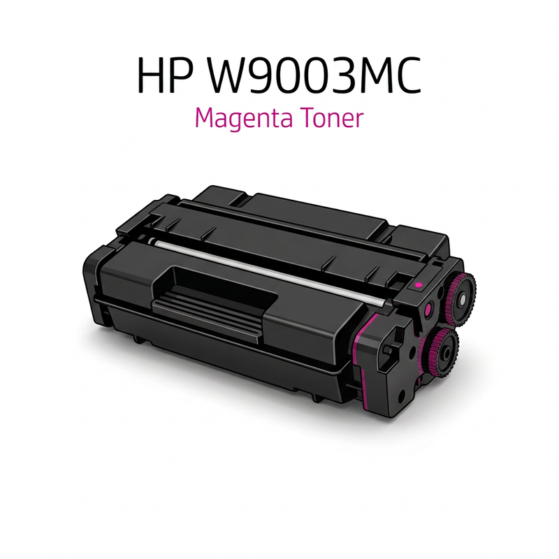HP W9003MC magenta toner illustration