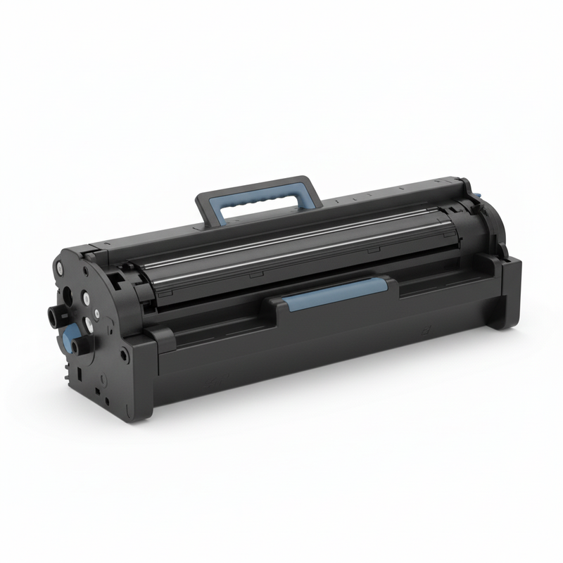 CF258X-C-3PK single blank compatible enterprise-style toner cartridge in three-quarter profile