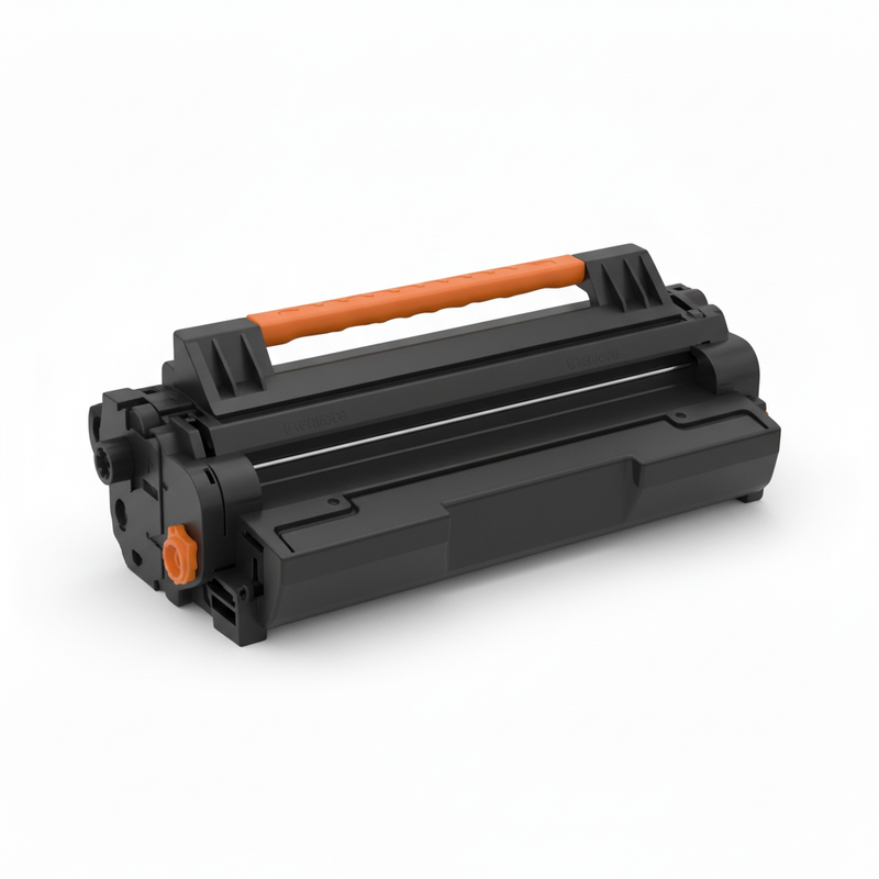 TN760-C-3PK single blank compatible high-yield toner cartridge in three-quarter profile
