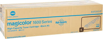 Konica Minolta Genuine OEM A0V301F Black Toner Cartridge (2.5K YLD)