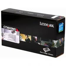 C736H2MG Lexmark C/X736,X738 Magenta 10K Toner