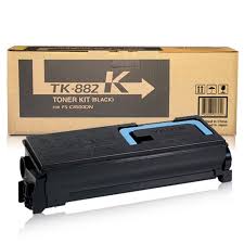 Kyocera Mita Genuine OEM TK882K (TK-882K) Black Toner Cartridge (25K YLD) (AKA 1T02KAOUSO)