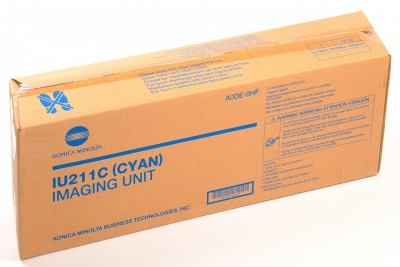 Konica Minolta Genuine OEM A0DE0HF (IU211C) Cyan Imaging Unit (75K YLD)