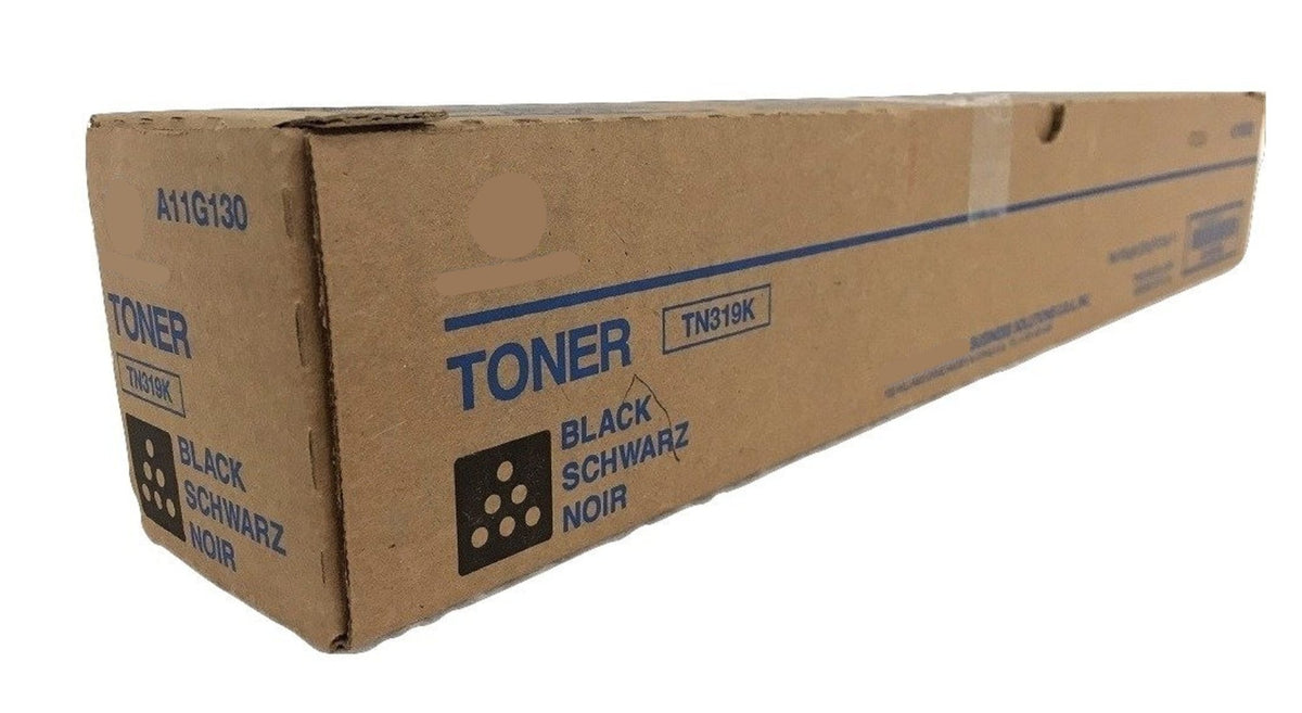Konica Minolta Genuine OEM TN319K (TN-319K) (A11G130) Black Toner Cartridge (29K YLD)