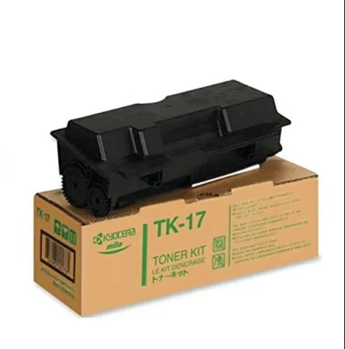 Kyocera Mita Genuine OEM TK17 (TK-17) Black Laser Toner Cartridge (6K YLD) (1T02AB0010)