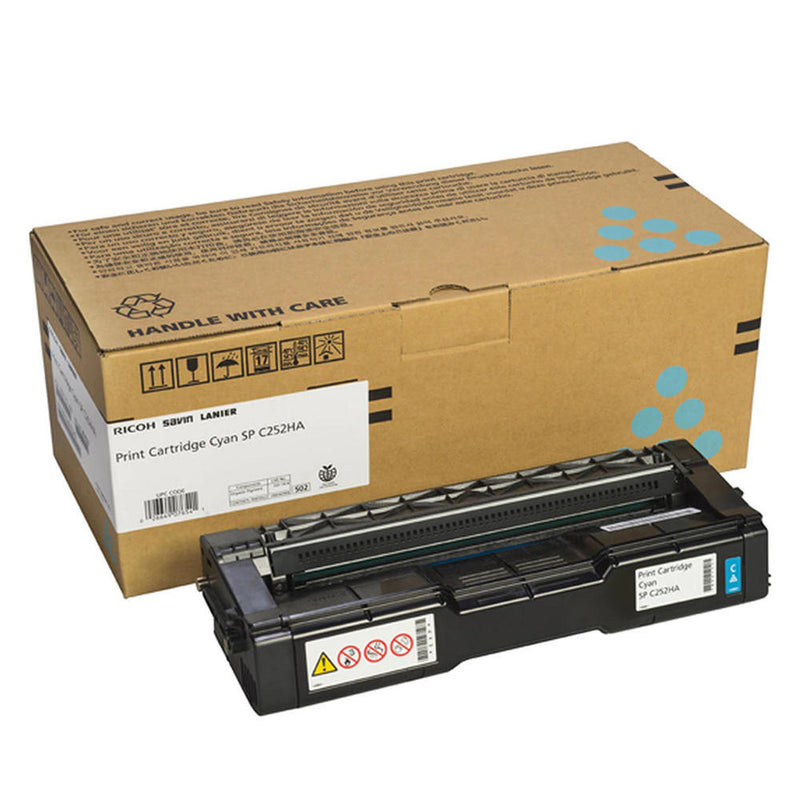 Ricoh Genuine OEM 407654 Cyan All-in One Print Cartridge (6K YLD)