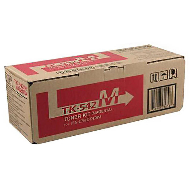Kyocera Mita Genuine OEM TK542M (TK-542M) Magenta Toner Cartridge (aka 1T02HLBUS0) (4K YLD)