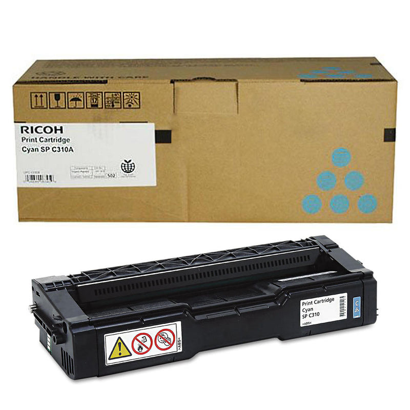 Ricoh Genuine OEM 406476 High Yield Cyan Toner Cartridge (6.5K YLD)