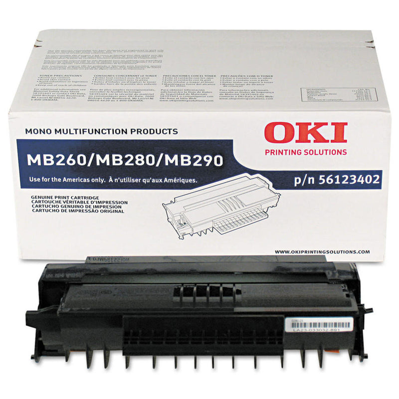 Mb290 Genuine Okidata 56123402 Black Toner Cartridge 5.5K MB290 — toners.ca