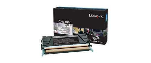 C746H2KG Lexmark  C/X746,748 Black 12K Toner Cartridge