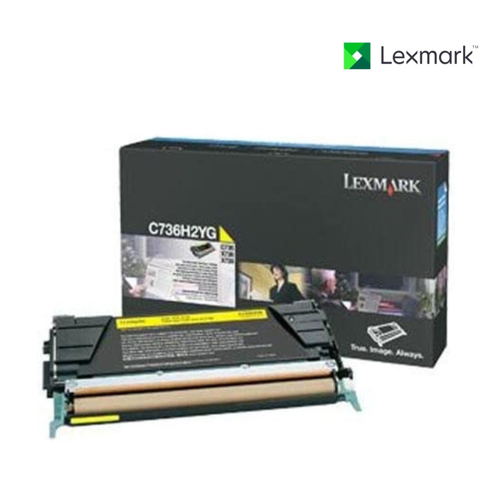 C736H2YG Lexmark C/X736,X738 Yellow 10K Toner  toners.ca