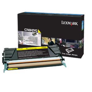 C748H2YG Lexmark  C/X748 Yellow 10K Toner Cartridge