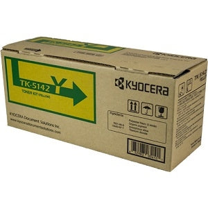 Kyocera Genuine OEM TK5142Y (1T02NRAUS0) Yellow Toner Cartridge (5K YLD)
