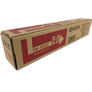 Kyocera Genuine OEM TK-5207M (1T02R5BUS0) Magenta Toner Cartridge (12K YLD)