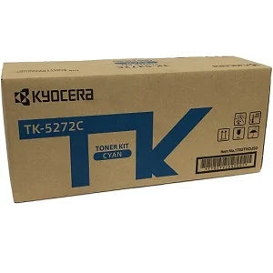 Kyocera Genuine OEM Cyan Toner Cartridge (1T02TVCUS0) 6K YLD