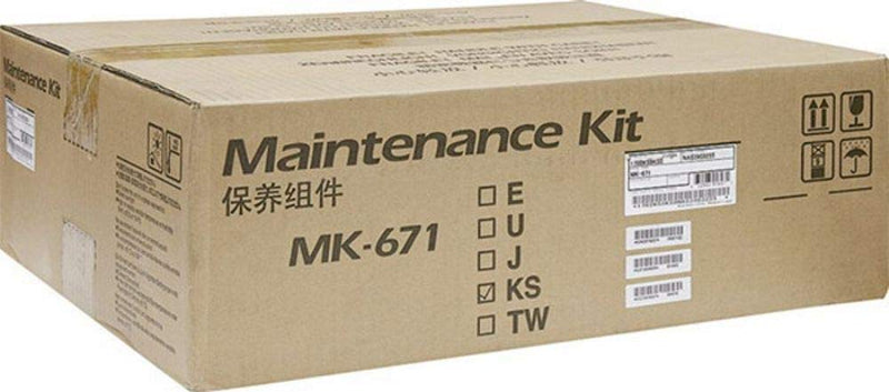 Kyocera Mita Genuine OEM MK671 (MK-671) Maintenance Kit (300K YLD) (1702K57US0/ 1702H07US0)