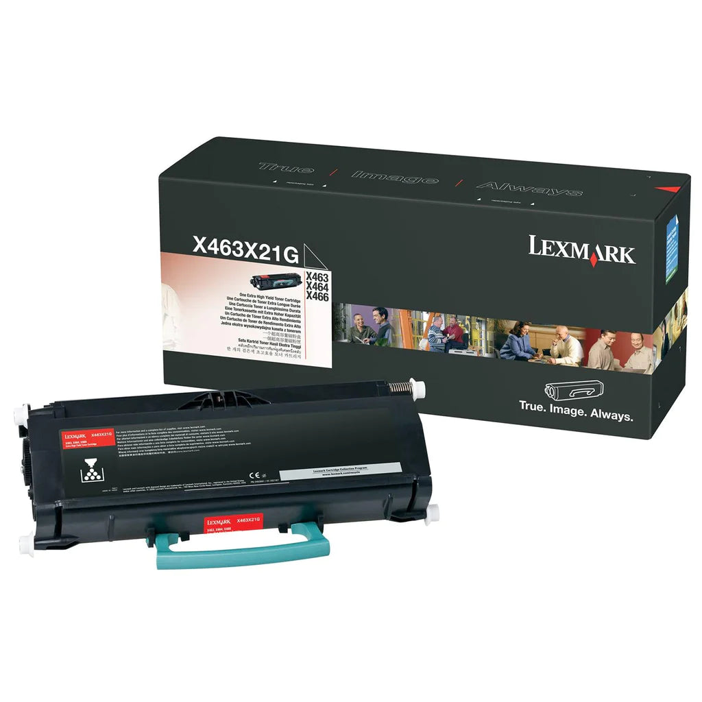 Lexmark X463 Black Toner Cartridge, Extra High Yield, Genuine OEM (X463X21G, X463X31G) - toners.ca
