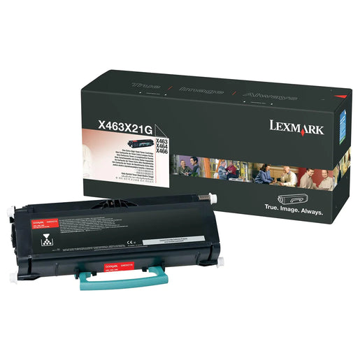 Lexmark X463 Black Toner Cartridge, Extra High Yield, Genuine OEM (X463X21G, X463X31G)