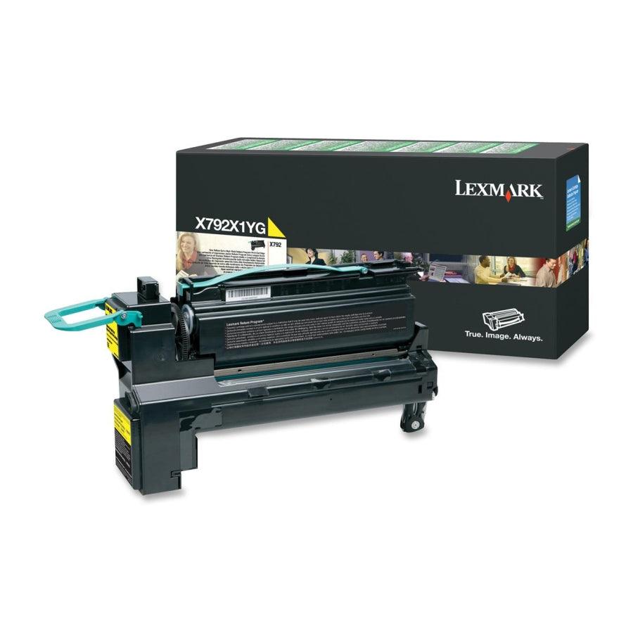 Lexmark X792 Yellow Toner Cartridge, Extra High Yield, Genuine OEM (X792X1YG)  toners.ca