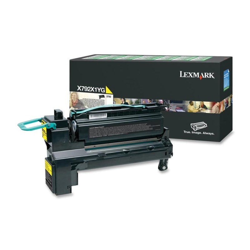 Lexmark X792 Yellow Toner Cartridge, Extra High Yield, Genuine OEM (X792X1YG)