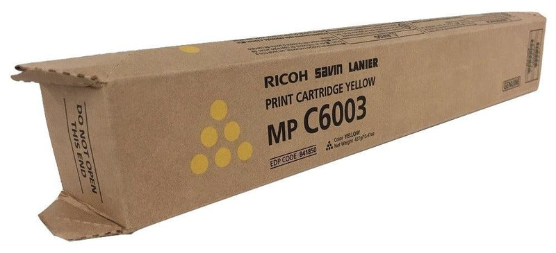 Ricoh C6003 Yellow Toner Cartridge, Genuine OEM