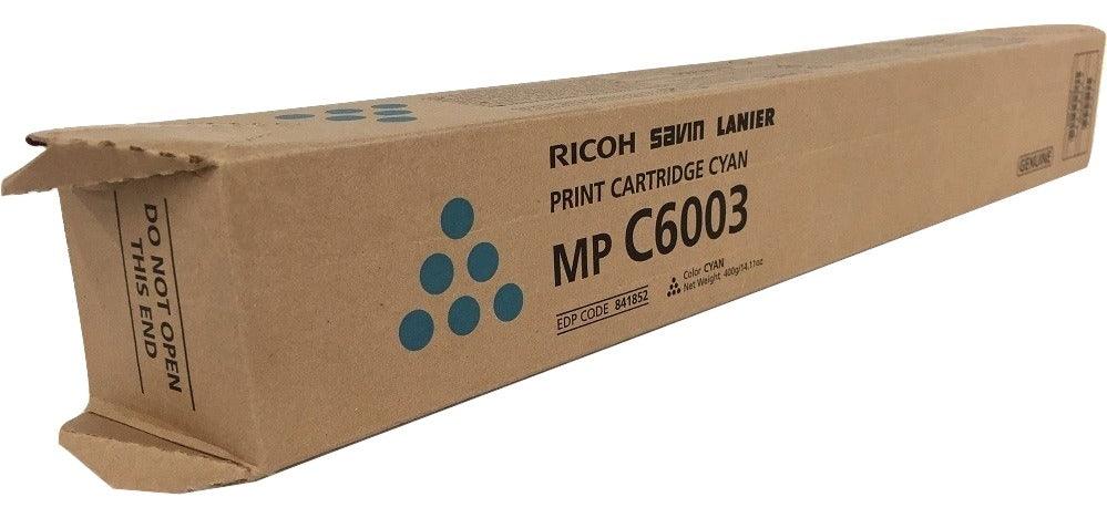 Ricoh C6003 Cyan Toner Cartridge, Genuine OEM