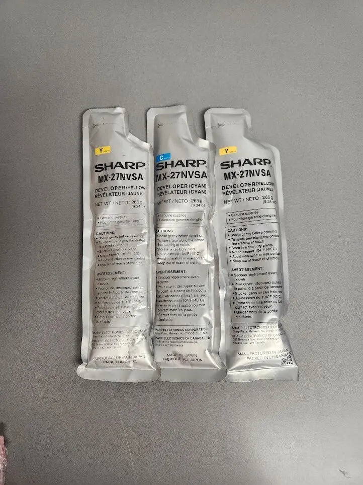 Sharp Genuine OEM MX27NVSA (MX-27NVSA) Color Developer