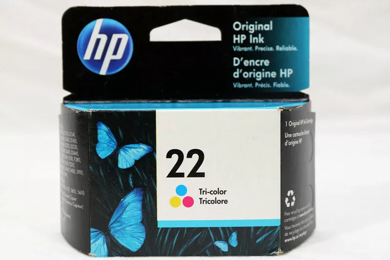 HP 22 Tricolor US Inkjet Print Cartridge