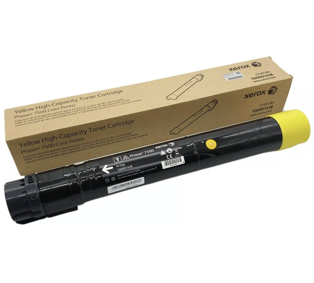 106R01438 PHASER 7500 HIGH CAPACITY TONER CARTRIDGE YELLOW 1