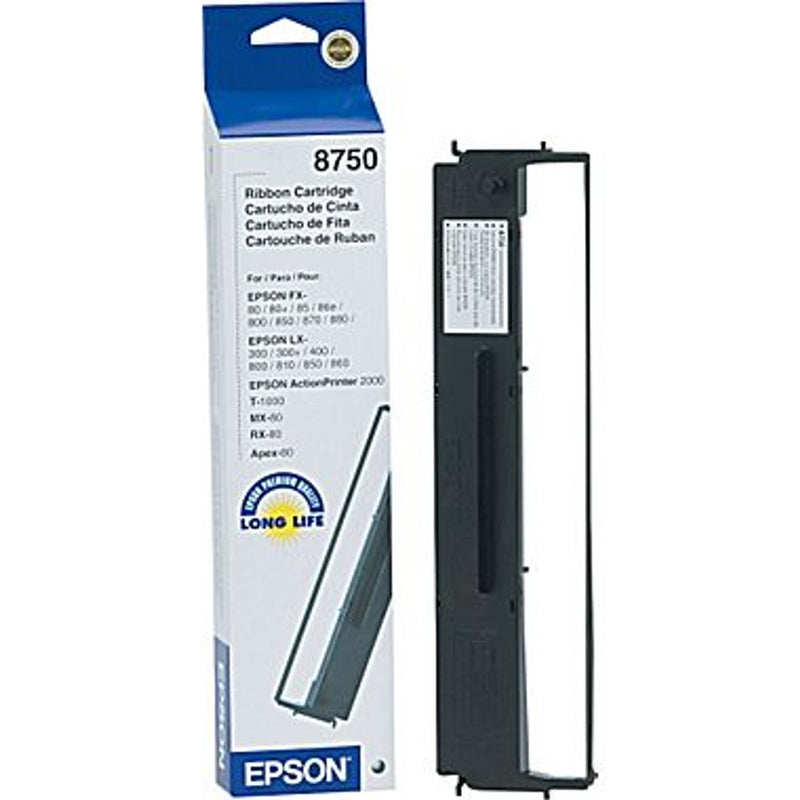8750 EPSON RIBBON, FABRIC, MX/FX80/85/86E/850/870/LX800