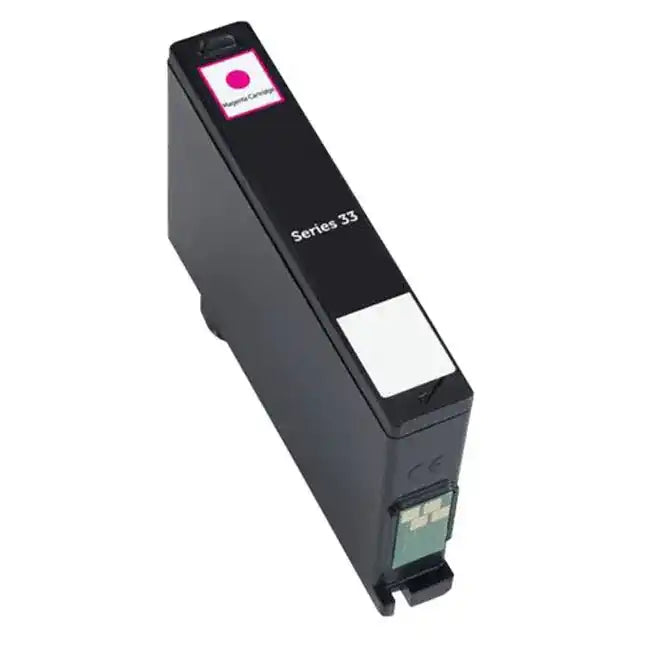 Dell Genuine OEM 6M6FG Series 33 Single Use High Yield Magenta Ink Cartridge (700 YLD)
